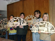 Die fertigen Schwibbögen