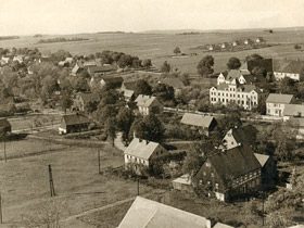 Blick zur Schule 1947